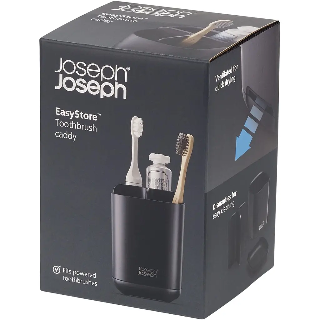 Органайзер для зубных щеток Joseph Joseph EasyStore Matt black (70598) - фото 8