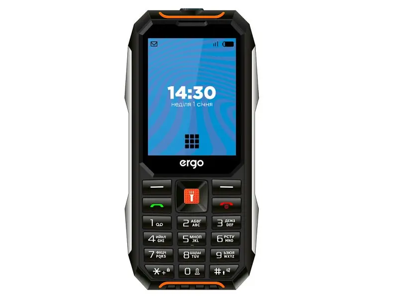Мобільний телефон Ergo E283 Black-Orange
