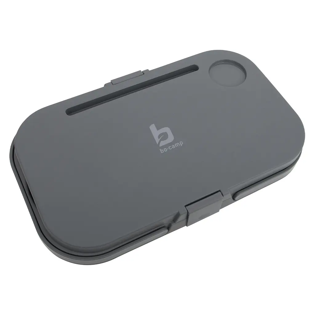 Кошик складаний Bo-Camp Foldable Box With table Top 17L Grey (6303695), Сірий - фото 2