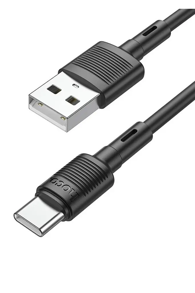 Кабель Hoco X83 USB Type-C 3A 1 m черный (ЦБ-00259106) - фото 3