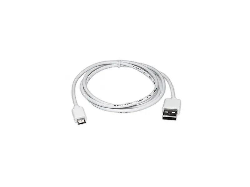 Кабель REAL-EL Pro USB 2.0 AM-micro USB type B 0.6m White (EL123500022)