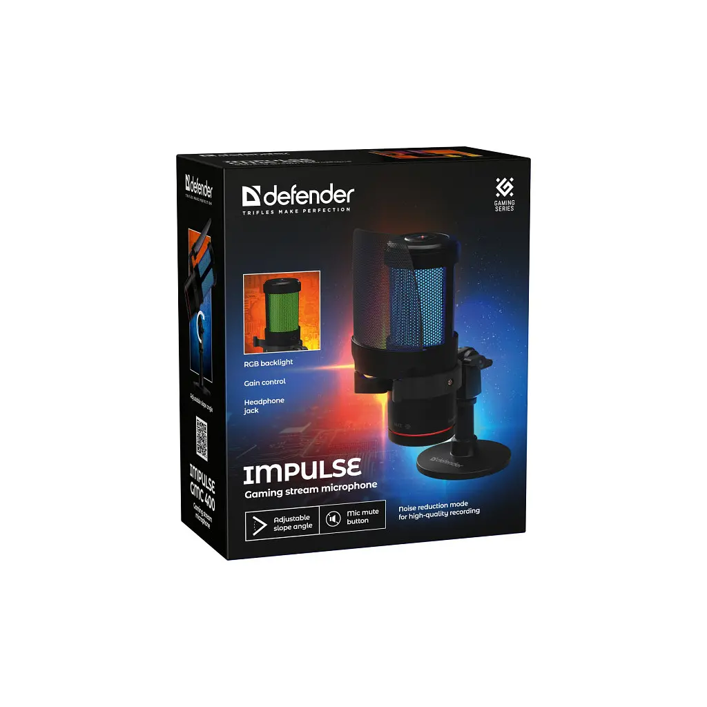 Мікрофон Defender Impulse GMC 400 USB Black (64240) - фото 8