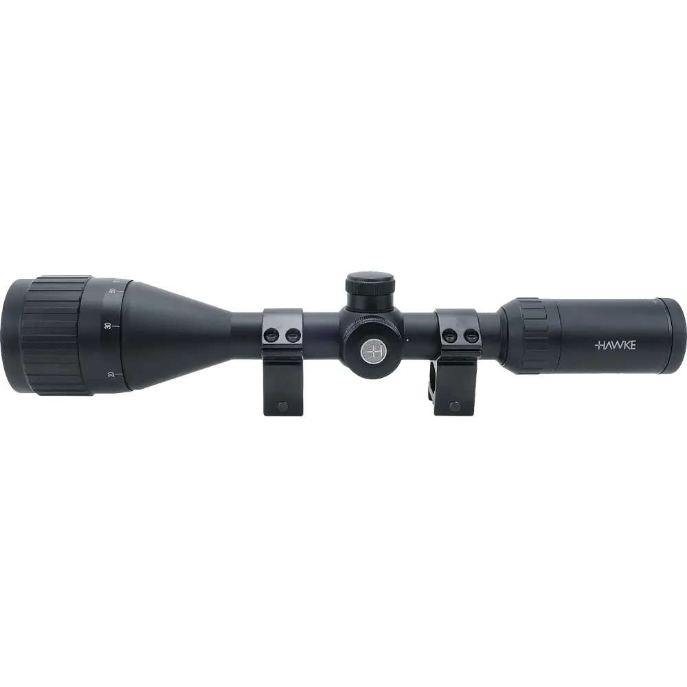 Приціл оптичний Hawke Fast Mount 3-12x50 AO сітка Mil Dot з підсвічуванням. Кільця на Weaver - фото 5