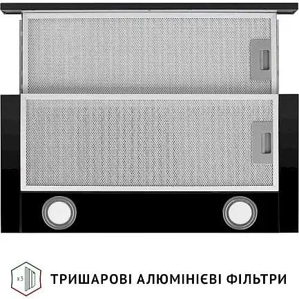 Витяжка телескопічна Perfelli TL 6622 BL 1000 LED - фото 6