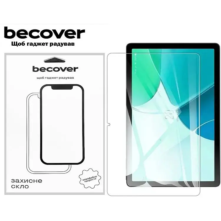 Захисне скло BeCover для Oscal Pad 18 10.95" (711062) - фото 2