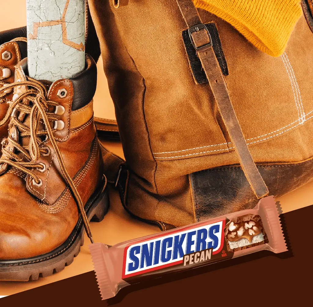 Шоколадний батончик Snickers Pecan Milk Chocolate Bar 40 г - фото 6