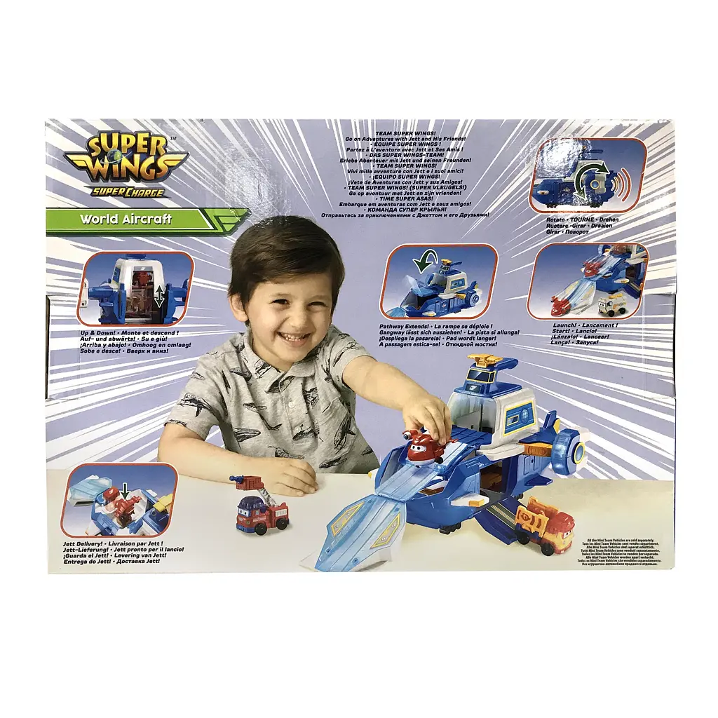 Ігровий набір Super Wings Supercharge Air Moving Base Повітряна база, зі світловими та звуковими ефектами (EU740831) - фото 9