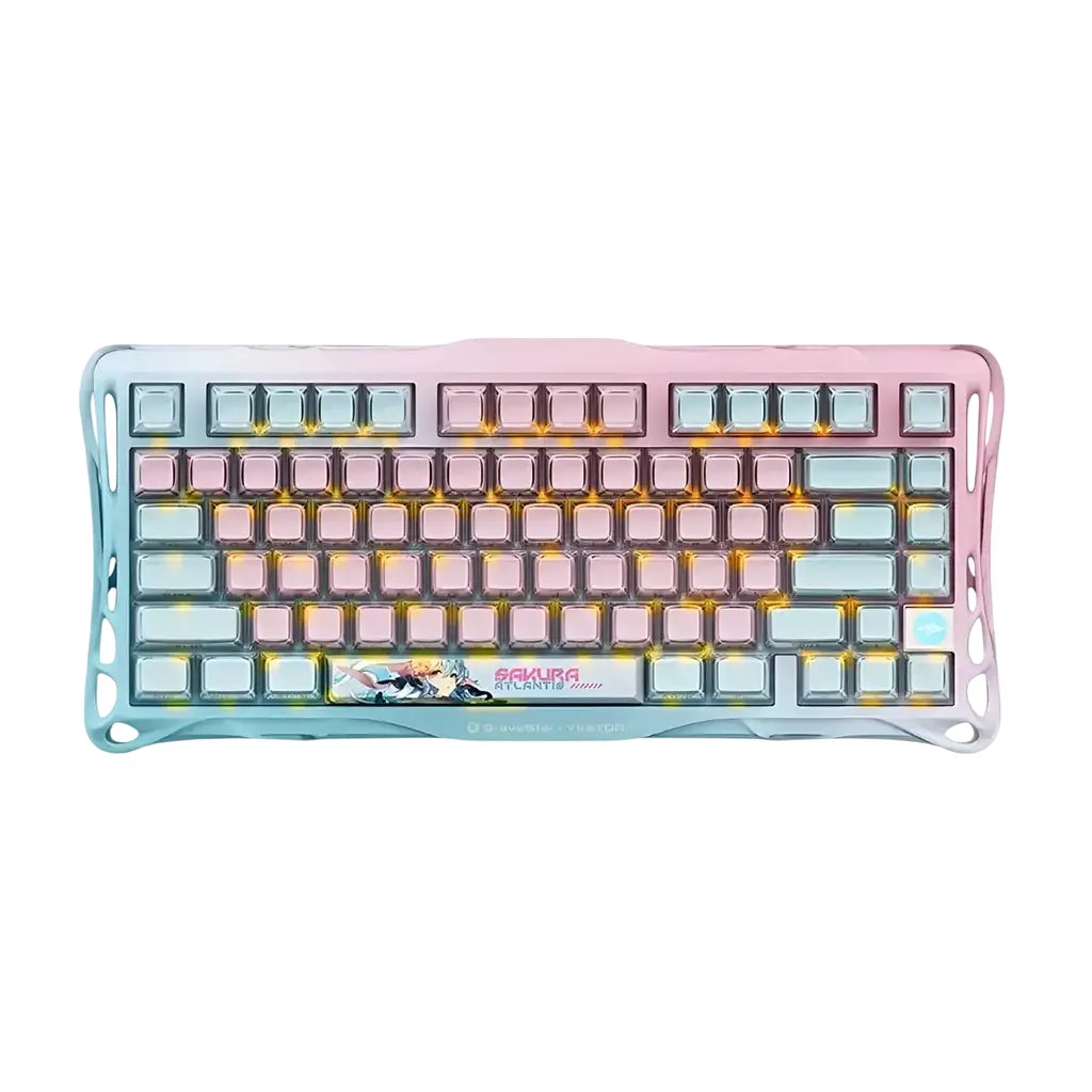 Клавіатура GravaStar K1 lite new Yeston blue-pink - фото 2