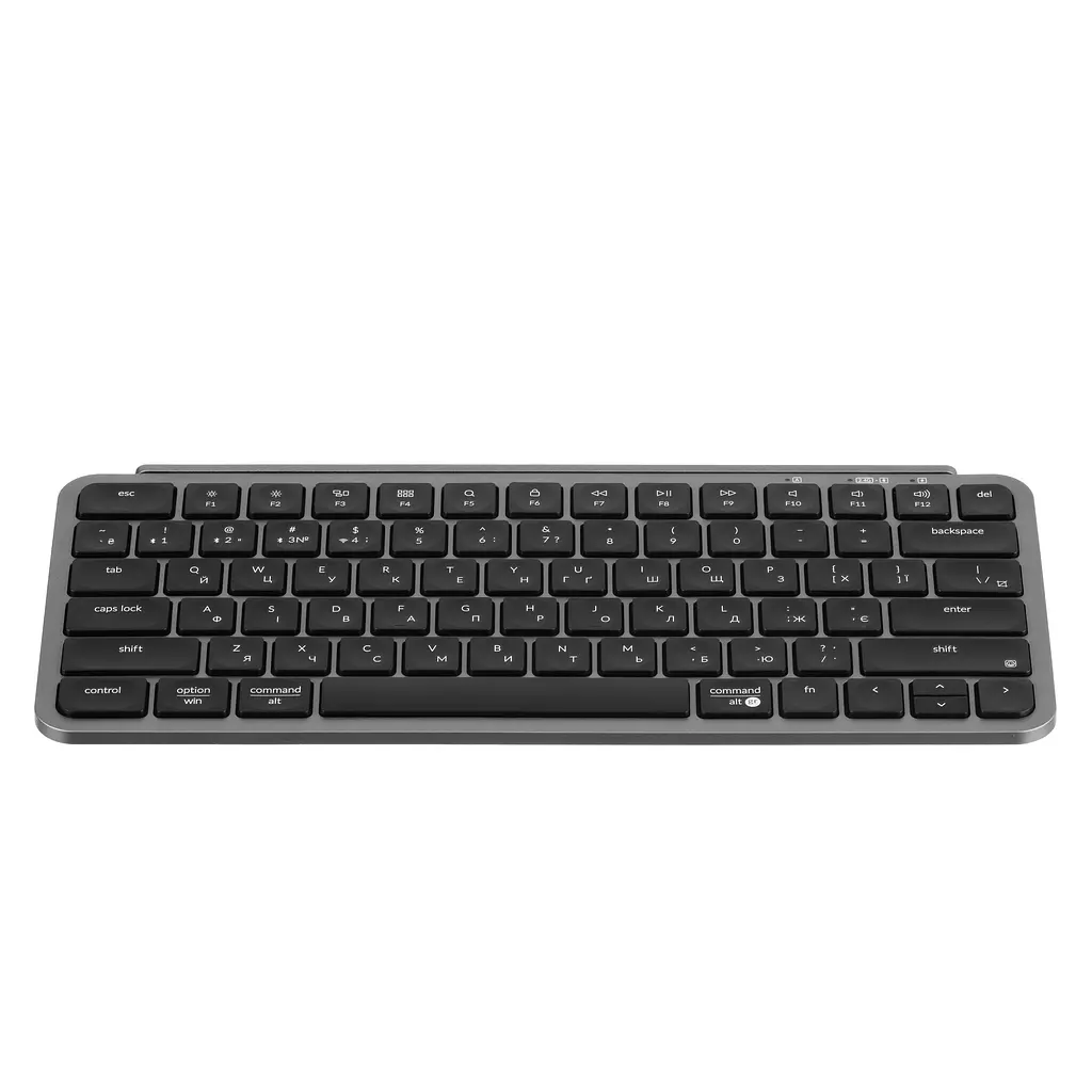 Клавіатура мембрана B1 Pro, USB/WL/BT, space gray Keychron teh0013854 - фото 6