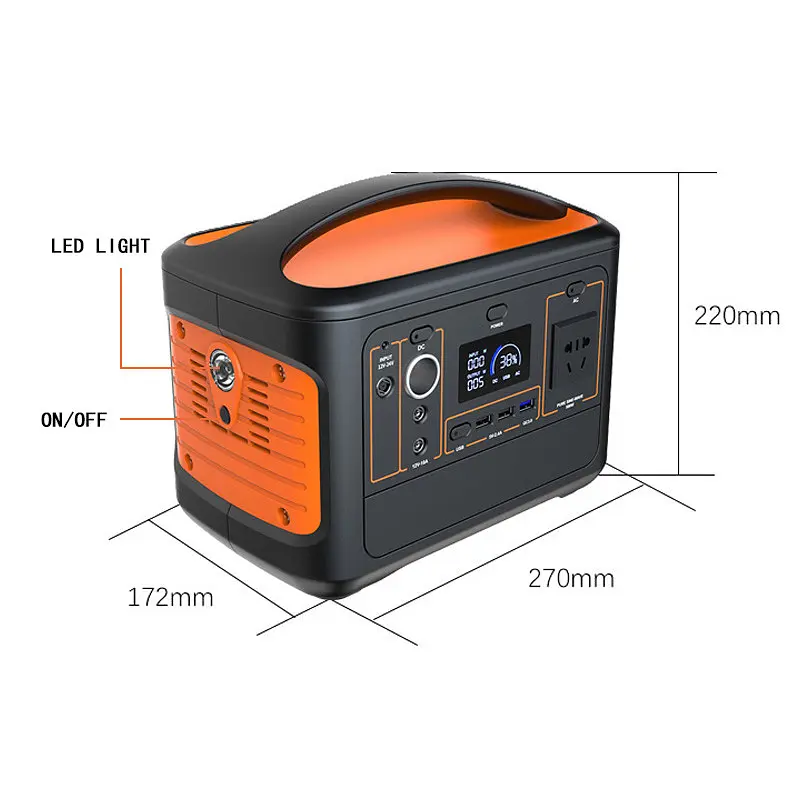 Портативна електростанція сонячної генерації 500w - фото 2