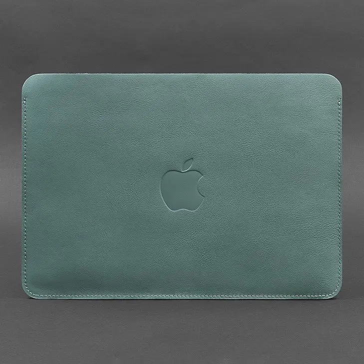 Чохол із натуральної шкіри BlankNote для MacBook 13 дюйм Бірюзовий - фото 3