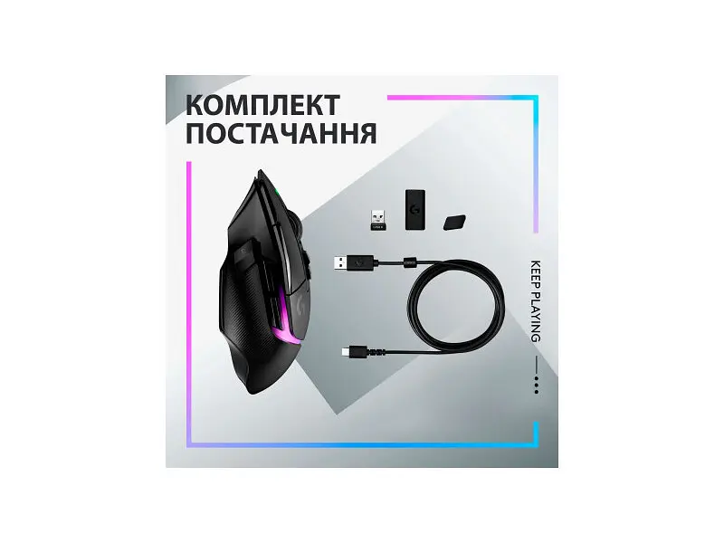 Миша Logitech G502 X PLUS Black (910-006162) - фото 9