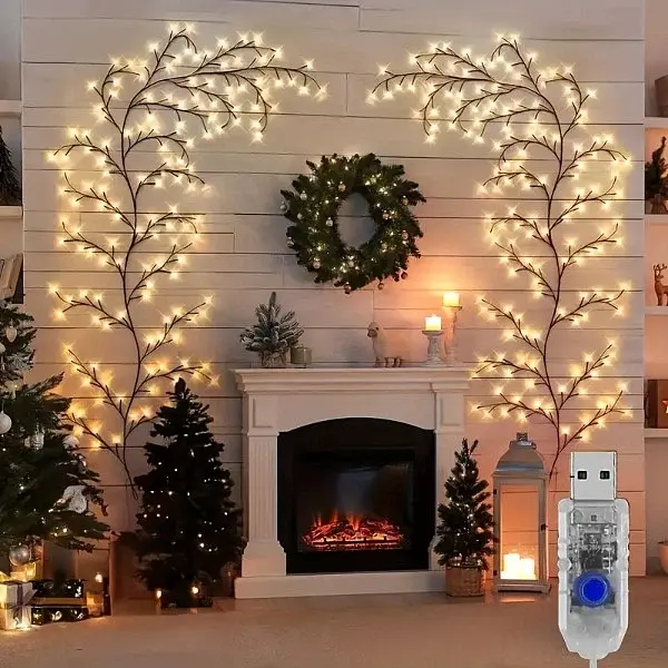 Гірлянда 1,5 м 144 LED, USB, 8 режимів, тепле світло - фото 2