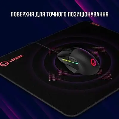 Килимок для мишки Lorgar Main 323 Black/Red (LRG-GMP323) - фото 7