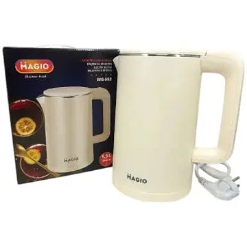 Електрочайник Magio MG-502 1.5 л 1500 Вт Бежевий  - фото 5