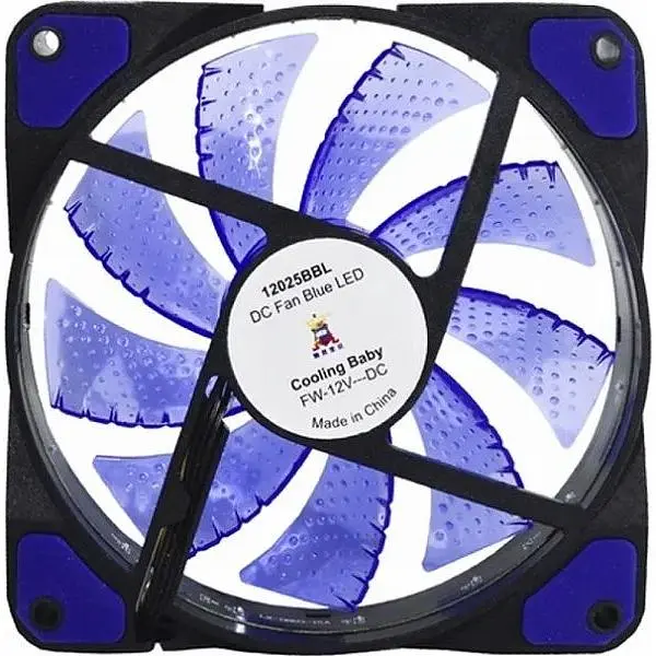Вентилятор Cooling Baby 12025BBL 120мм Blue - фото 3