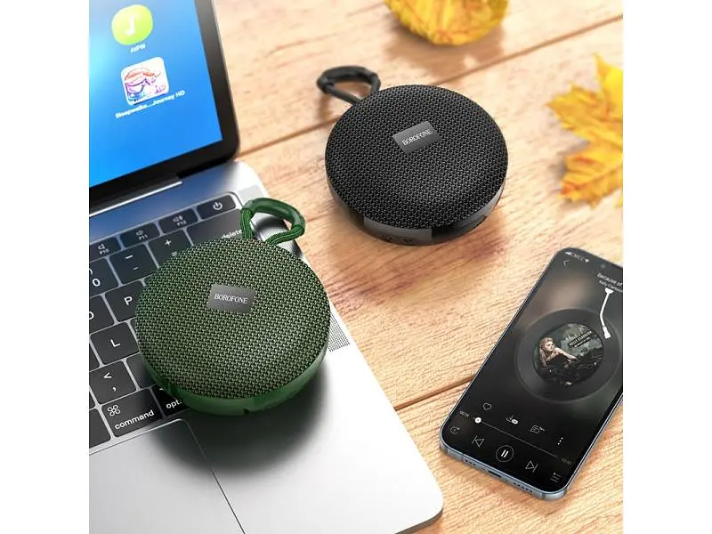 Портативна колонка Borofone BR27 Green (6974443388473) - фото 4