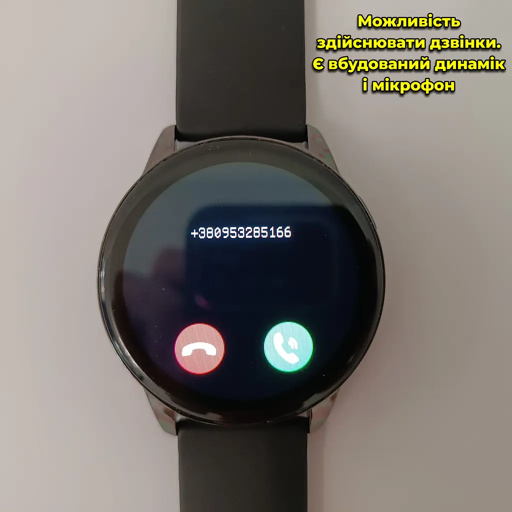 Смарт годинник T2 Pro Active 2 Bluetooth, встановлення свого фону, прийняття/здійснення дзвінків Чорний - фото 3