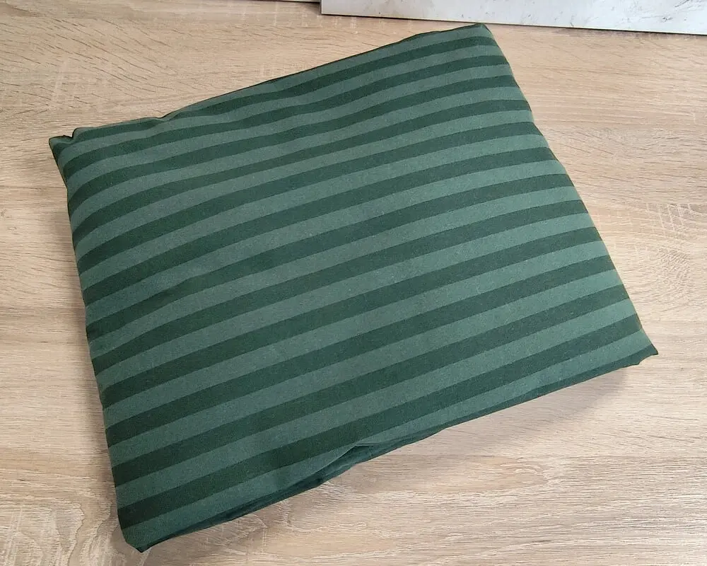 Простирадло на резинці LARA бязь-страйп Green dp11225 160х200х25 - фото 2