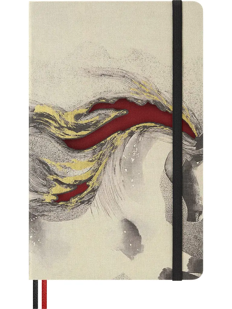 Записник Moleskine Year of the Horse середній, Лінійка Сірий (LECNYHRSQP060A) - фото 2
