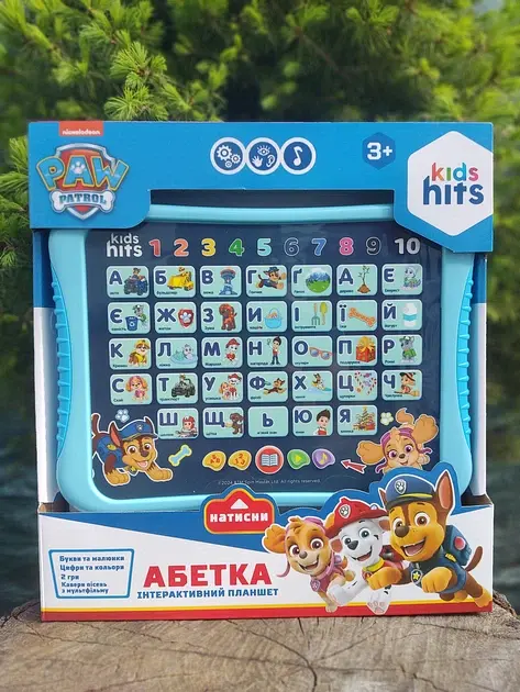 Навчальний планшет для дітей Kids Hits розвивальний інтерактивний планшет для дошкільнят, вивчення букв, алфавіту та цифр, музичний - фото 3