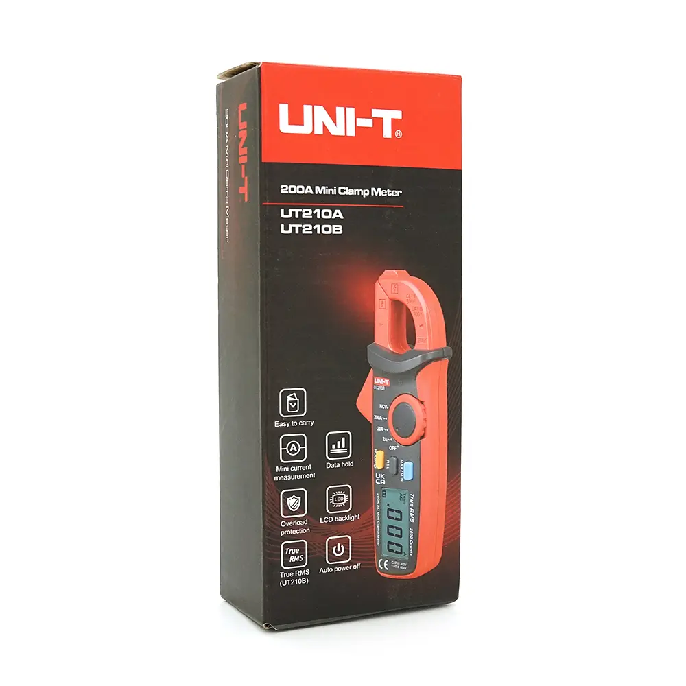 Мультиметр UNI-T UT210B Вимірювання: A(AC), NCV. Функції: Data Hold, REL, Max/Min. - фото 3