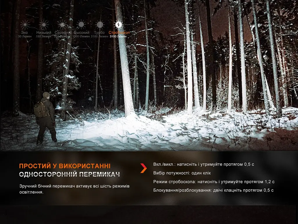 Ліхтар Fenix E35R + дифузор AOD-S V2.0 - фото 19