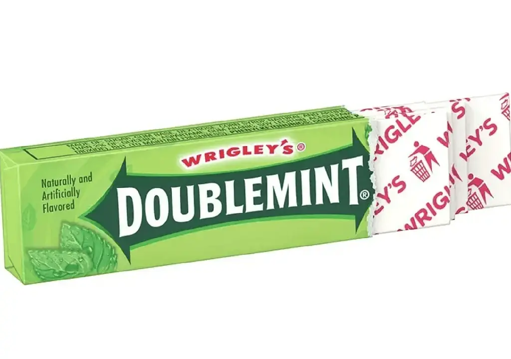 Жувальна гумка Wrigley's Doublemint Peppermint Flavor 5 стіків - фото 3