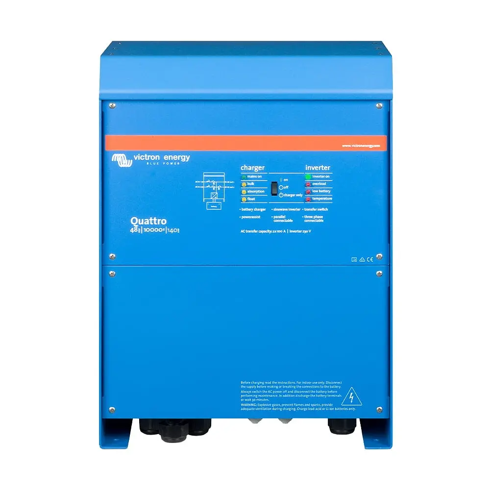 Інвертор 10kVA/8kW Victron Energy Quattro 48/10000/140-100/100 (99-00020567) - фото 3