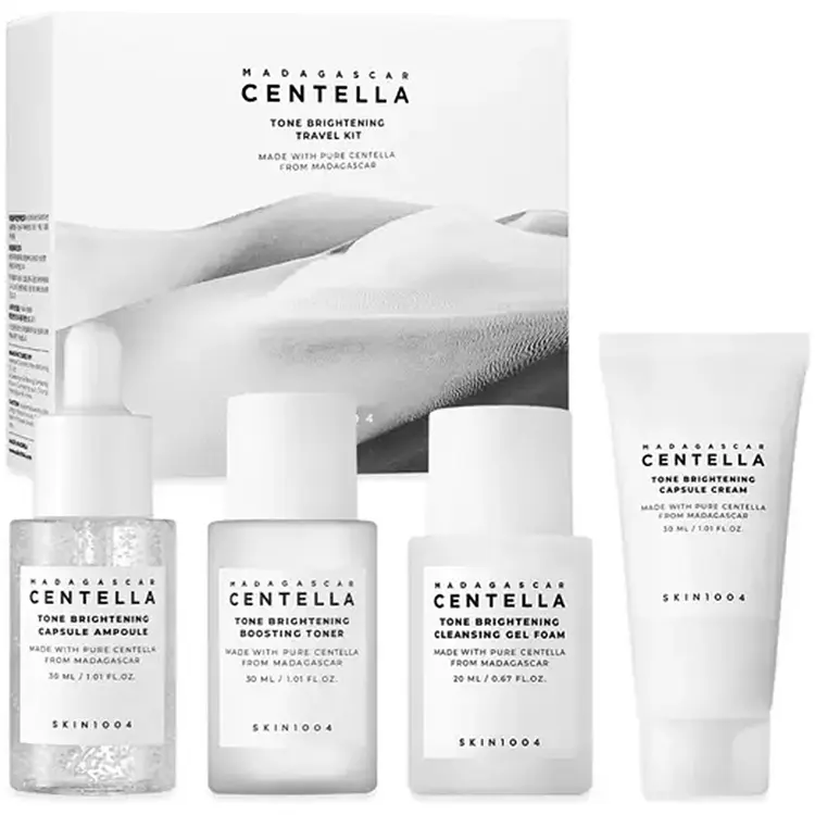 Набір для вирівнювання тону та сяйва шкіри SKIN1004 Madagascar Centella Tone Brightening Travel Kit