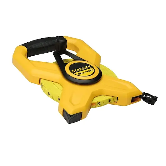 Рулетка Stanley LongTape Fiberglass полотно з скловолокна 30 м х 12.7 мм (2-34-791) - фото 2