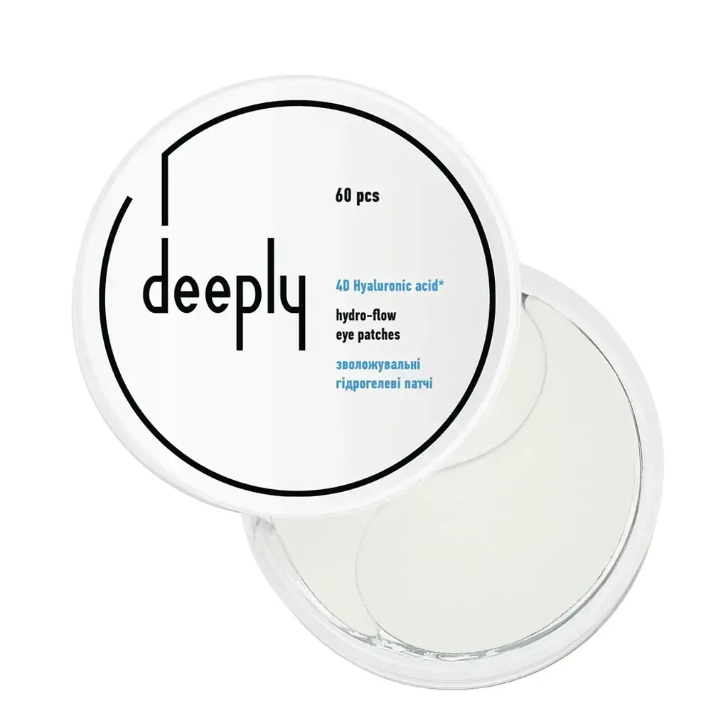 Зволожуючі патчі під очі Deeply Hydro-Flow Eye Patches, 60 шт.