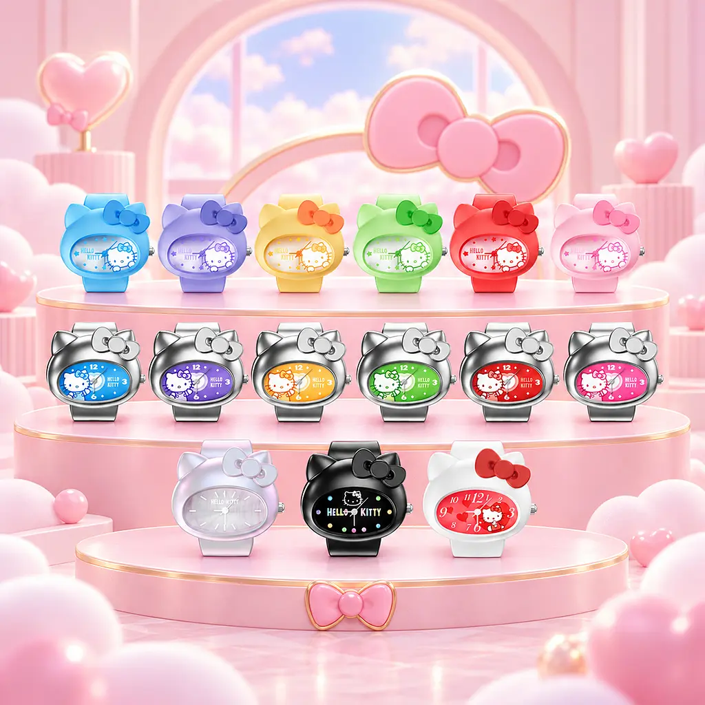 Годинник-каблучка кварцовий Pop Top Hello Kitty – Стильна мандрівка (26SB-006) - фото 2