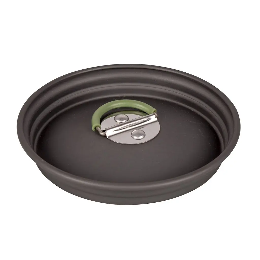 Набір посуду Bo-Camp Explorer 2 Pieces Hard Anodized Anthracite / Green (2200240) - фото 4