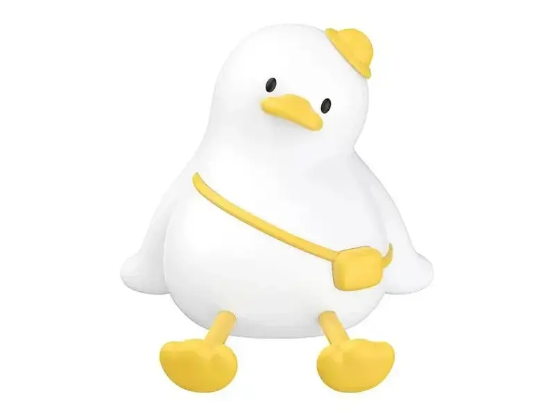 Нічник-світильник Hoco HX16 Silicone lamp Duck (6942007672757)