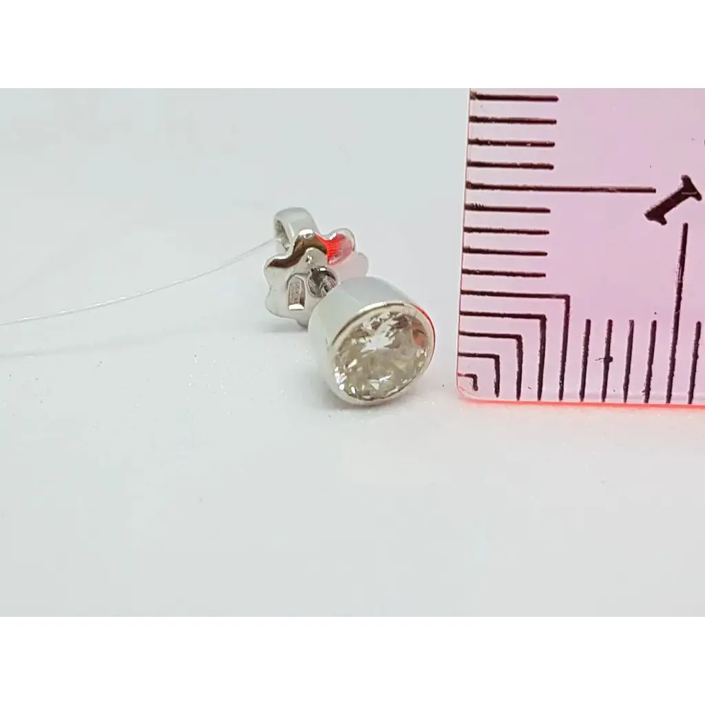 Серебряные пуссеты Qvaliz с фианитами. 902-00611 - фото 5