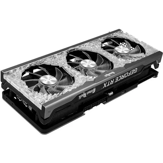Видеокарта Palit GeForce RTX 3080 GameRock (NED3080U19IA-1020G/LHR) - фото 3