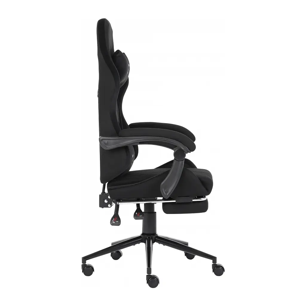 Крісло ігрове GT Racer X-2324 Black Suede (X-2324 Fabric Black Suede) - фото 3