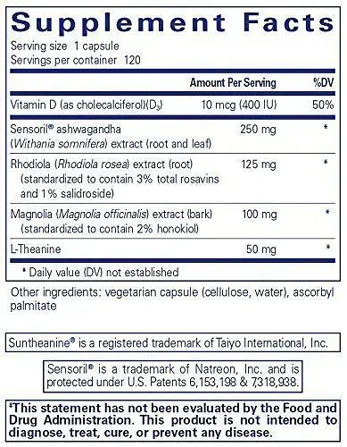 Кортизол Pure Encapsulations Cortisol Calm 120 капсул - фото 2