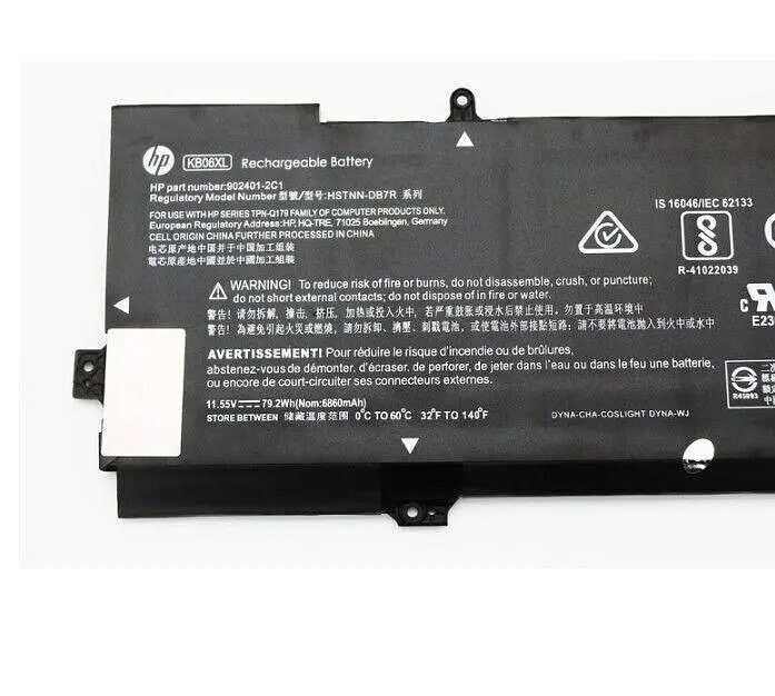 Акумулятор для ноутбука HP Spectre x360 15-BL TPN-Q179 (KB06XL, HSTNN-DB7R, 902401-2C1, 902499-855 11.55V 79.2Wh) - фото 3