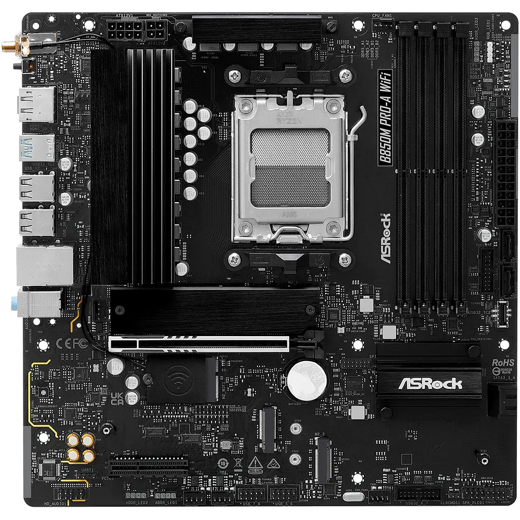 Материнська плата ASRock B850M Pro-A WiFi Socket AM5 - фото 6