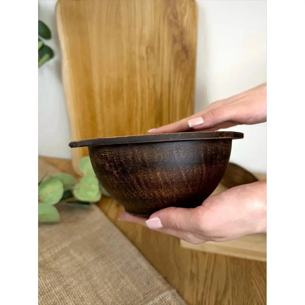 Бульйонниця керамічна (глиняна) Гладка 600 мл - фото 3