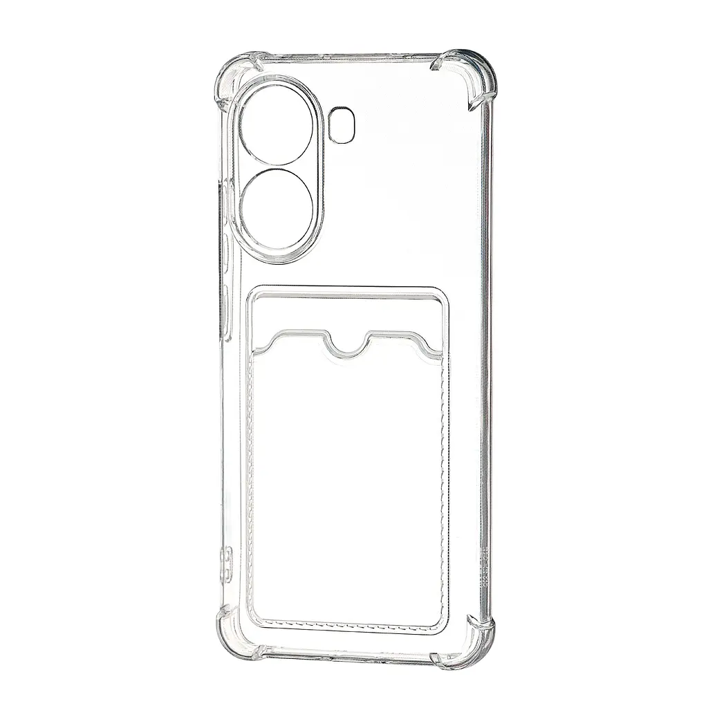 Чохол Clear Pocket Case Xiaomi Poco X7 Pro 5G Прозорий