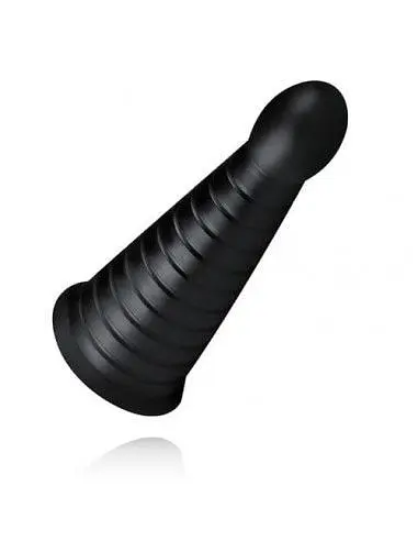 Велика анальна пробка-конус Buttr Devil Dog Butt Plug, 25,9 см, чорний - фото 3