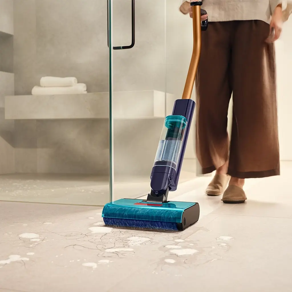 Вертикальний пилосос Dyson Clean+Wash Hygiene Hard Floor Cleaner Prussian Blue/Rich Copper (432030-01) [159869] - фото 12