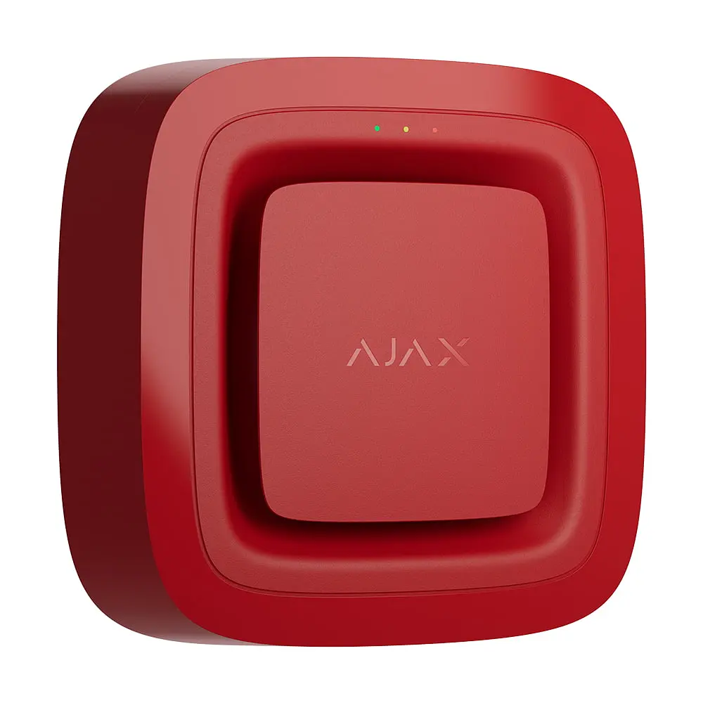 Бездротовий адресний пожежний оповіщувач звуковий Ajax EN54 FireProtect (Sounder) Jeweller Red (26-00654) - фото 2