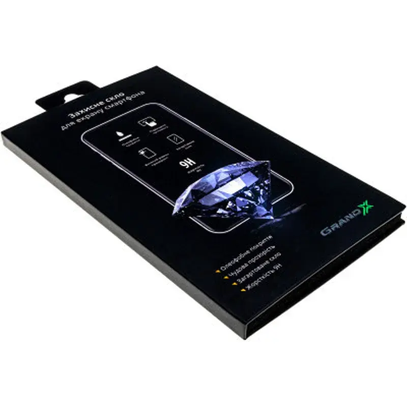 Скло захисне Grand-X Xiaomi Redmi 10 full cover black (GXXR10FCB) - фото 2