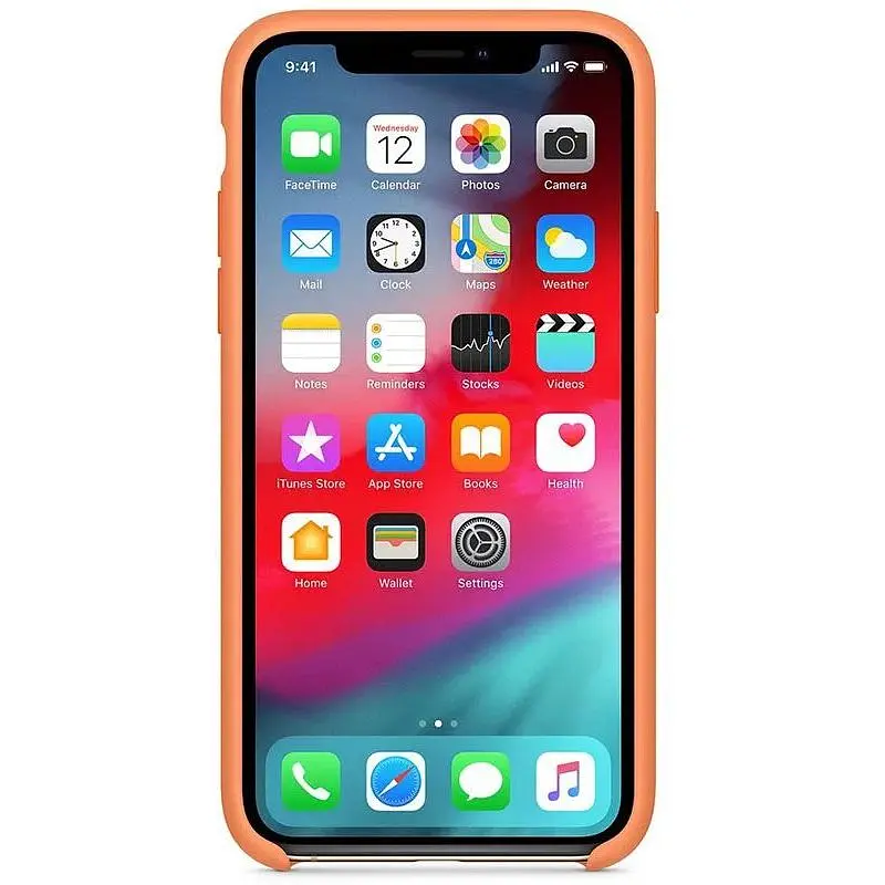 Чохол-накладка Toto Silicone Case Apple iPhone X/XS Papaya - фото 3