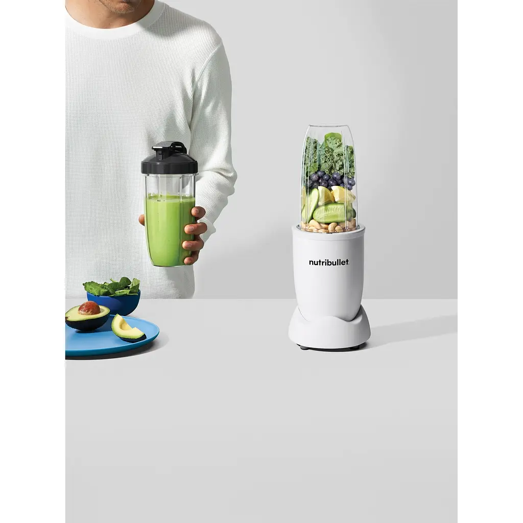 Стаціонарний блендер Nutribullet Pro NB 907W 900W White - фото 7