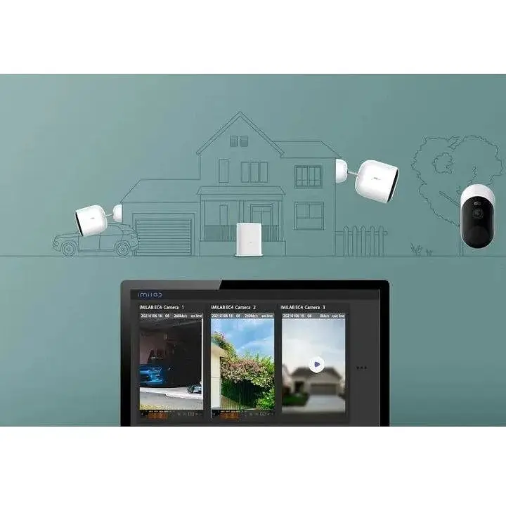 IP-камера відеоспостереження iMiLab Spotlight Outdoor Battery Camera EC4 Set (CMSXJ31A_Gateway) - фото 8